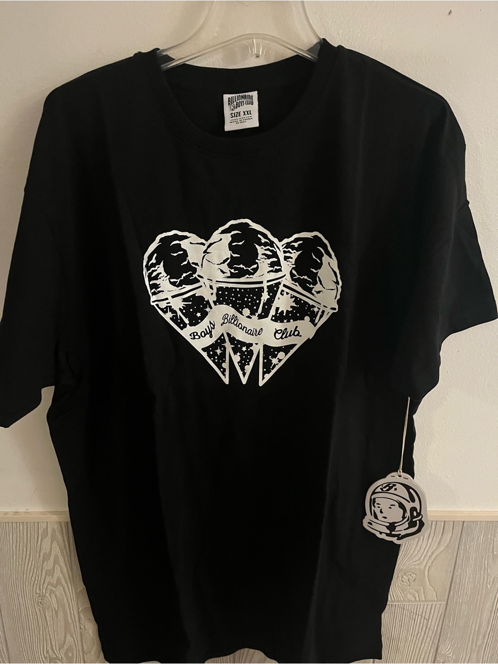 NEW in bag Billionaire Boys Club Space Cones Black tee XXL 100% cotton